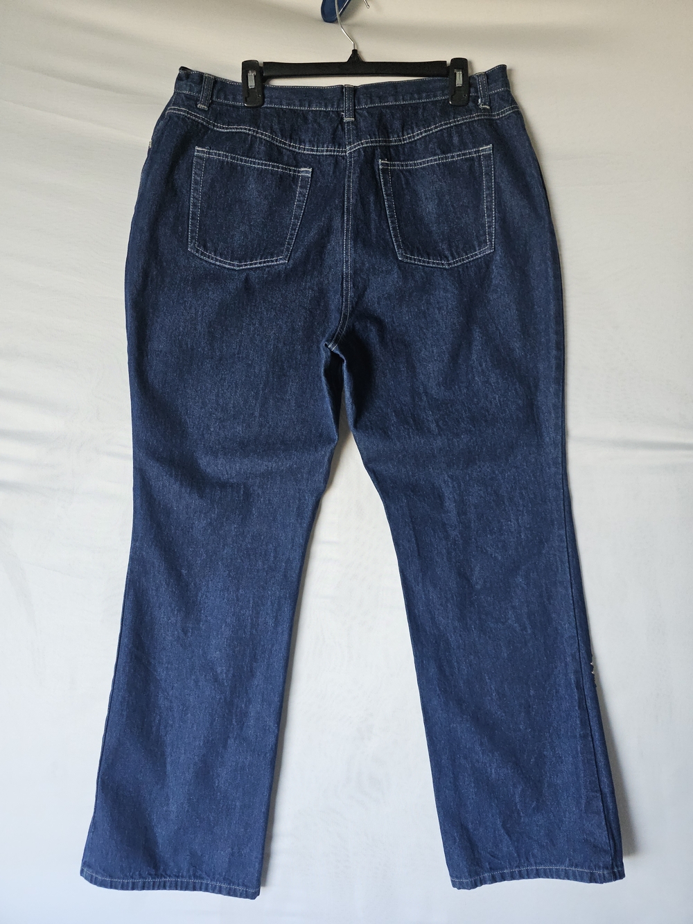 Style & Co. Dark Wash Studded Flare Jeans - Size 16 - Picture 5 of 16